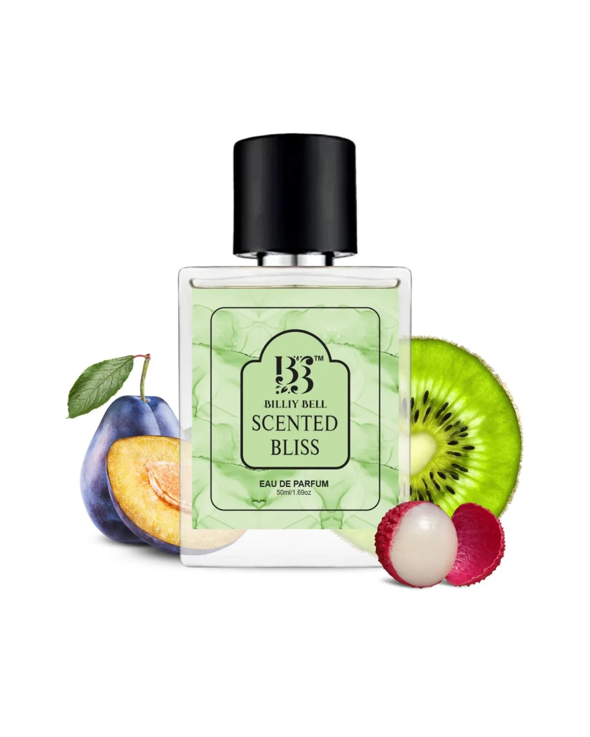 Billiy Bell Scented Bliss Eau De Parfum for Men – 50ml / 1.69 fl oz – Fresh & Juicy Fruity Tropical Fragrance